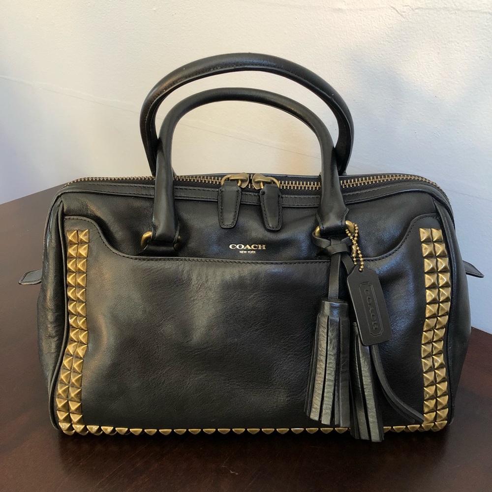💸SALE💸COACH Studded Satchel
